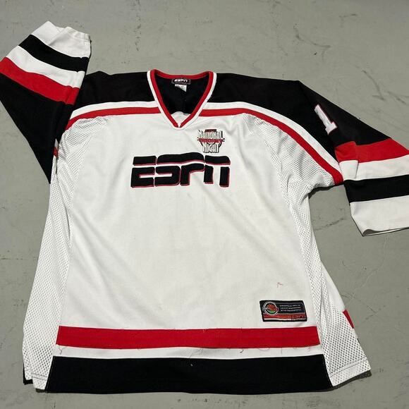 Vintage 90s ESPN Zone Hockey Style Jersey - Picture 1 of 6